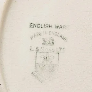 Антикварная Сервировочная Менажница - Блюдо - Тарелка Фаянс Англия -1906-1930 годы