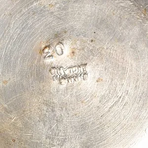 Винтажная Металлическая Баночка - Емкость для сахарной пудры, Sheffield, Англия 50 гг.