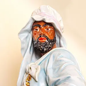 Редкая!!! Большая Фарфоровая Cтатуэтка «АРАБСКИЙ ВОИН» Shheibe - Alsbach Германия -1962год.