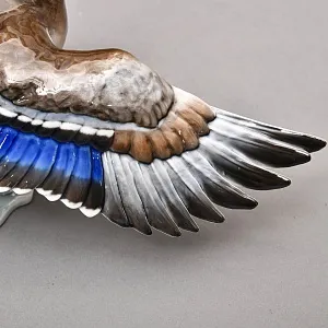 Птица - Фарфоровая Статуэтка «ВЗЛЕТАЮЩИЙ СЕЛЕЗЕНЬ», ROSENTHAL Германия, середина ХХ века.