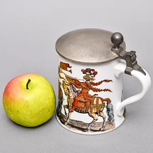 Коллекционная Пивная Кружка с оловянной крышкой, Kaiser Германия, 1958 - 1960 годы. 