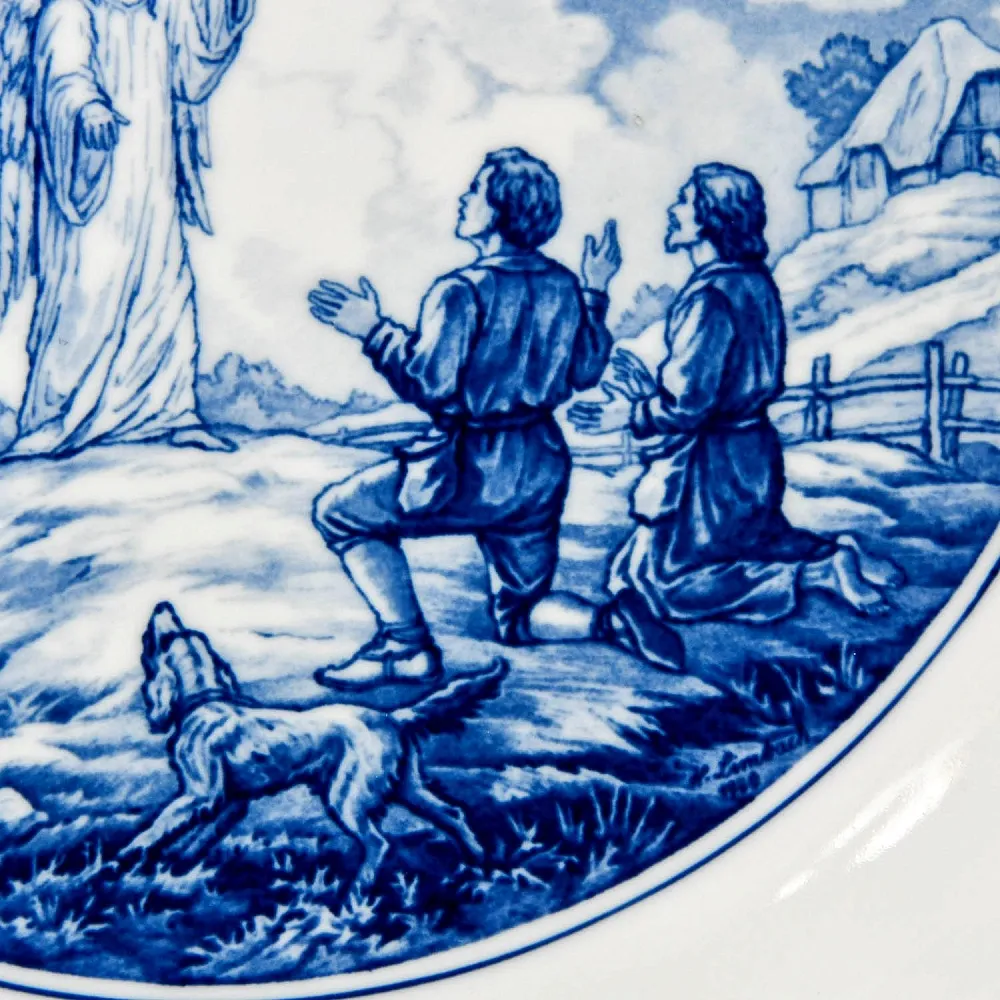 Коллекционная Фарфоровая тарелка «РОЖДЕСТВО», MEISSEN Германия - 1983 год.