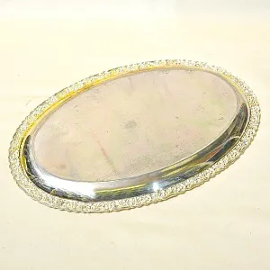 Винтажный Металлический Поднос, Silverplate, SHEFFIELD Англия середина ХХ века.