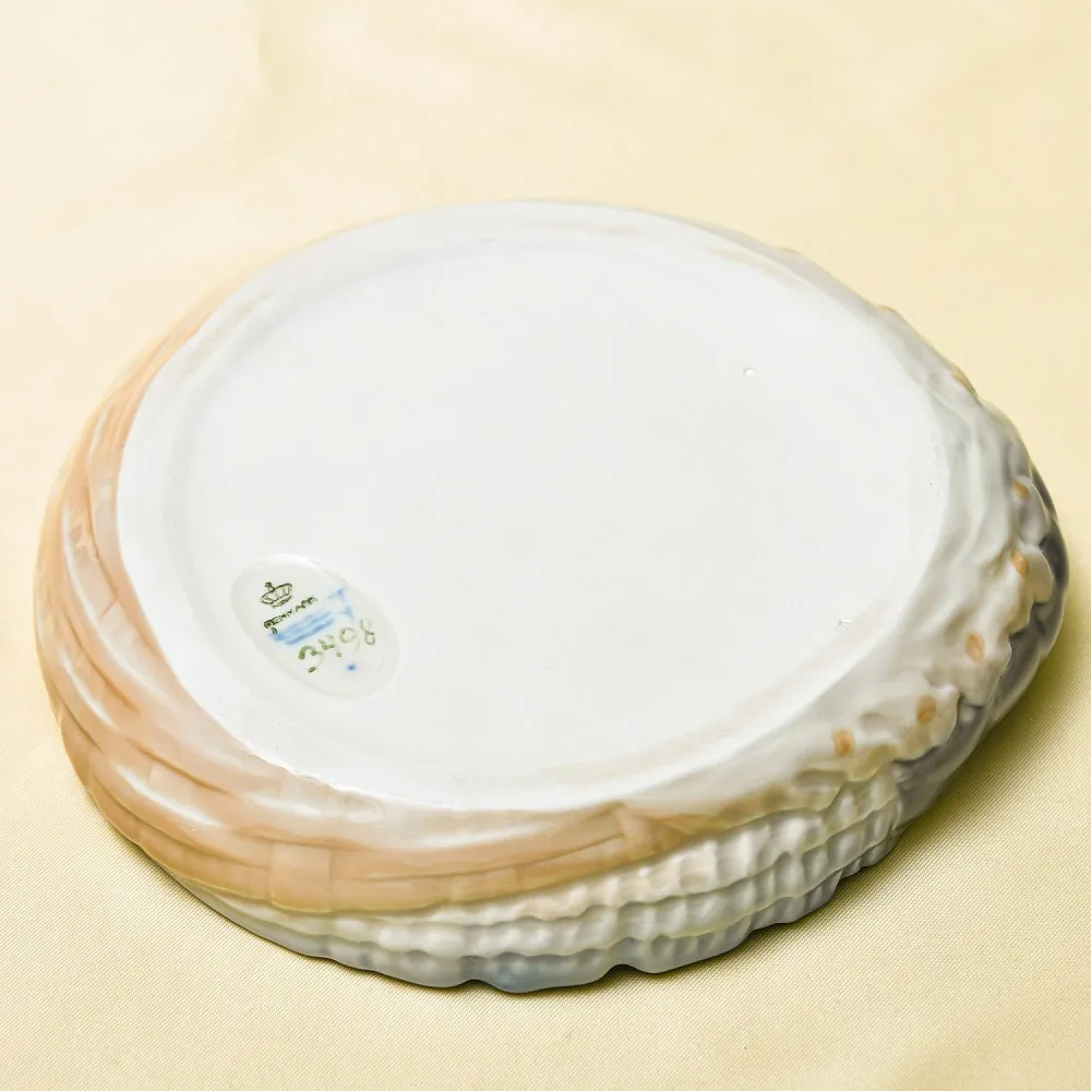 Антикварное Блюдо для морепродуктов «РАК», Фарфор Royal Copenhagen Дания, 1923 год.