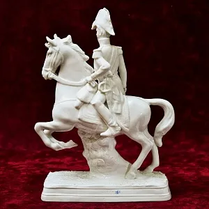 Коллекционная Статуэтка «Людовик Бонапарт на коне» Фарфор Scheibe - Alsbach Германия -1952-1972 г.