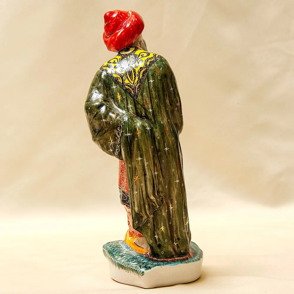 Авторская Коллекционная Фарфоровая Статуэтка «Старик Хаттабыч», Россия.