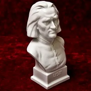 Коллекционный Фарфоровый Бюст - Статуэтка «Композитор Ференц ЛИСТ - LISZT» HEREND Венгрия.