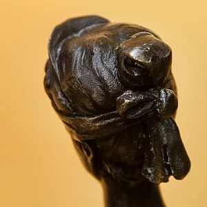 Большая Бронзовая статуэтка «ФЕМИДА - Богиня правосудия», J.B.Hirsch конец ХХ - начало ХХI веков. 