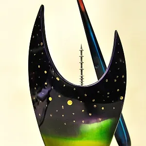 Редкость! Авиация - Памятный Подарок «40 лет Военно - Воздушной Академии им. Ю.А. Гагарина» Металл, Оргстекло - СССР -1980 год.