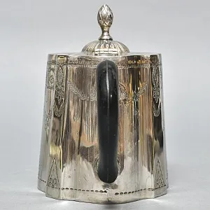 Старинный Заварочный Чайник. Метал Silverplate, SHEFFIELD Англия начало ХХ века. 