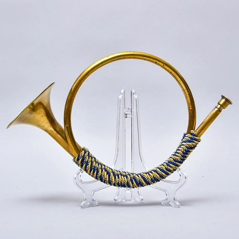 Классическая Охотничья Двухтональная Валторна - Рог, Германия - 50 гг. ХХ века.