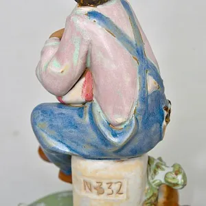 Фарфоровая статуэтка «Хулиган с собачкой», Lladro серия Грес, Испания 1994 - 1998 года.