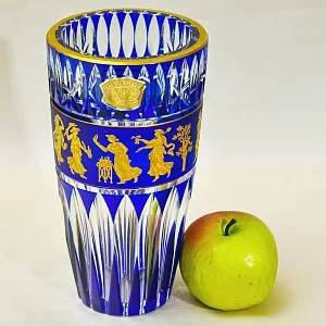 Авторская Коллекционная Ваза «Jupiter. Dance De Flore», хрусталь VAL SAINT LAMBERT, Бельгия.