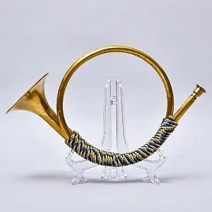 Классическая Охотничья Двухтональная Валторна - Рог, Германия - 50 гг. ХХ века.