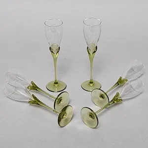 Рюмки из коллекции «Papyrus» - 6 шт., Хрусталь Rosenthal Studio Line, Германия - 1960 -1969 годы.
