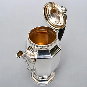 Винтажный Металлический Кофейник - Чайник на 1 л. Silverplated, Christofle Франция. 