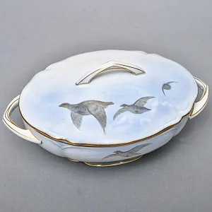 Столовый Фарфоровый сервиз «Охота» на 12 персон, Kaestner Saxonia Германия, первая половина ХХ века.