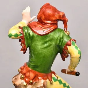 Редкая Фарфоровая статуэтка «КЛОУН В КАПЮШОНЕ», ROSENTHAL Германия, 1983 - 1991 годы. 