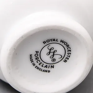 Фарфоровый Кодлер на 1 яйцо «Яблоневый цвет» для приготовления яиц,  ROYAL WORCHESTER, Англия.