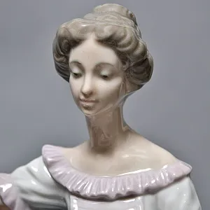 Большая Фарфоровая статуэтка «Давай поженимся или Предложение», Lladro Испания, 1987 - 1994 годы. 