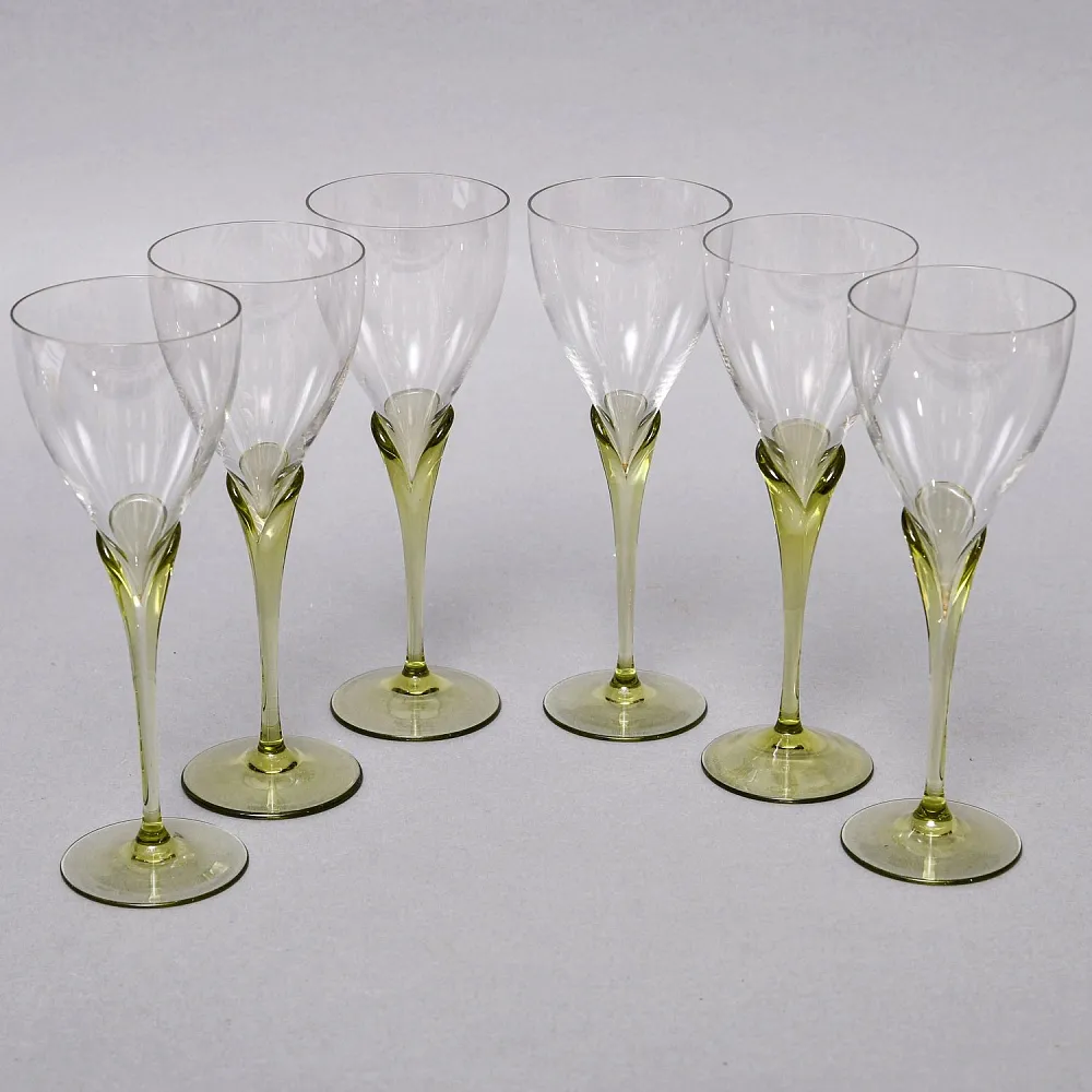 Бокалы для вина «Papyrus», Хрусталь Rosenthal Studio Line, Германия -1960 -1969 годы.