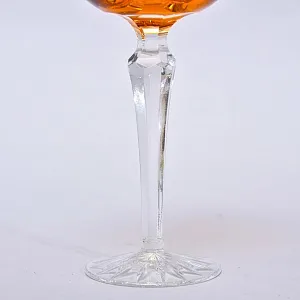 Бокал для Вина из Цветного Хрусталя, Annahütte Германия, 60 -е годы ХХ века.