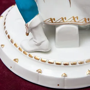 Большая Антикварная Фарфоровая Статуэтка «СЕЛЬСКИЙ ТАНЕЦ», HERTWIG Германия -1914 год.