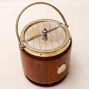 Редкость! Бисквитница - Сахарница - Баночка с крышкой, Дерево Фарфор, Англия.