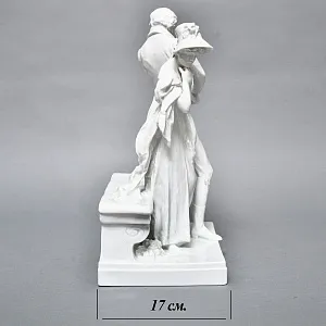 Антикварная Фарфоровая статуэтка «Дама с кавалером. Размолвка», ROSENTHAL Германия - 1926 год. 