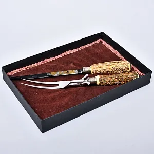 Набор для Барбекю «Охота» - 2 предмета, Германия, DREIZACK SOLINGEN, 70 -е годы ХХ века.