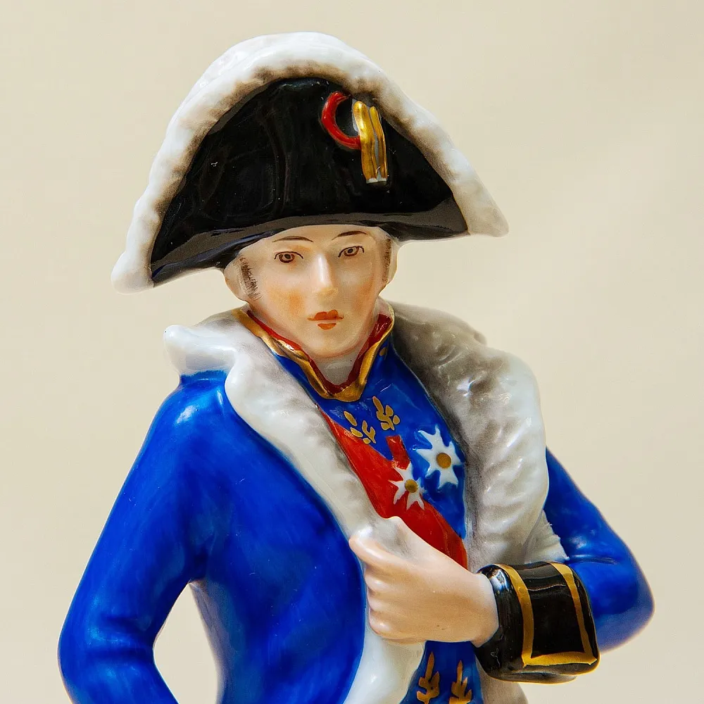 Редкая! Фарфоровая Cтатуэтка «Маршал NEY» из серии «Армия Наполеона», KAISER -1979 год.