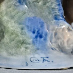 Коллекционная Фарфоровая статуэтка «Охотник  с собакой», Royal Copenhagen Дания, 1992 - 1999 годы. 