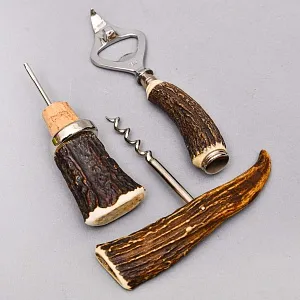 Набор для бара «Охота» - Открывалка - Штопор - Пробка, OTHELLO Solingen, 60 -е гг.