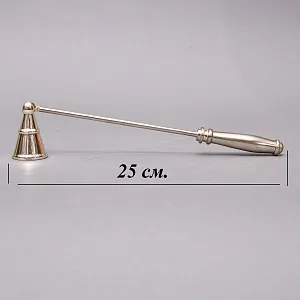 Винтажный «Гасильник - Тушитель» - Приспособление для Тушения Горящих Свечей, Silverplated SHEFFIELD Англия.