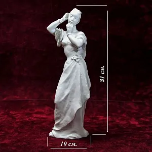 Авторская Фарфоровая статуэтка «Девушка с зеркалом», ROSENTHAL Германия -40е годы ХХ века.