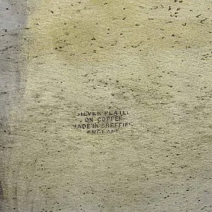 Винтажный Овальный Поднос с бортиком, Silverplated, SHEFFIELD Англия.