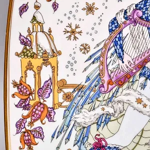  Коллекционная Тарелка - Настенное Блюдо «Времена года. Зима», Фарфор Hutschenreuther Германия - 1978 год.