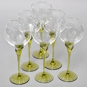 Бокалы для красного вина «Papyrus», Хрусталь Rosenthal Studio Line, Германия -1960 -1969 годы.