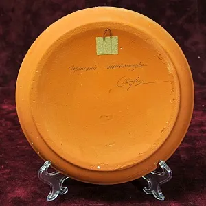 Авторская Настенная Керамическая Тарелка «Горицкий Успенский монастырь», роспись, Россия -2011 год.