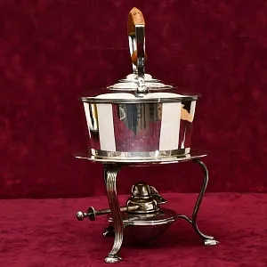 Винтажная Бульотка - Чайник - Запарник, Металл Silverplated, SHEFFIELD Англия.