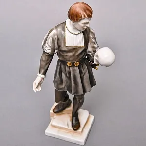 Редкость! Парные Фарфоровые статуэтки «Гамлет и Офелия», HEREND Венгрия - середина ХХ века.