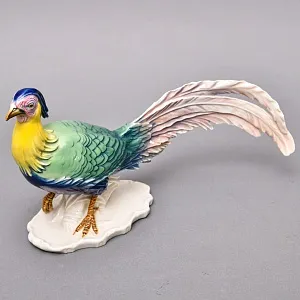 Коллекционная Фарфоровая статуэтка «Птица - Фазан», Карл Энс / Karl Ens, Германия, 50-е годы ХХ века.