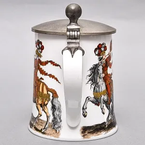 Коллекционная Пивная Кружка с оловянной крышкой, Kaiser Германия, 1958 - 1960 годы. 