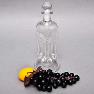 Винтажный Штоф - Графин - Бутыль «Kluk - Kluk» на 0,7 литра. Дания, HOLMEGAARD 50 -е гг.