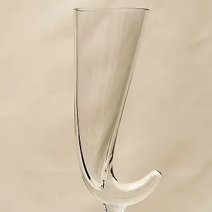 Пара Коллекционных Авторских Стеклянных Фужеров «PRICCOLO», Rosenthal Германия.