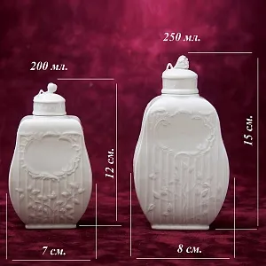 Две Коллекционные Фарфоровые Чайницы,  KPM Berlin, Германия, середина ХХ века.