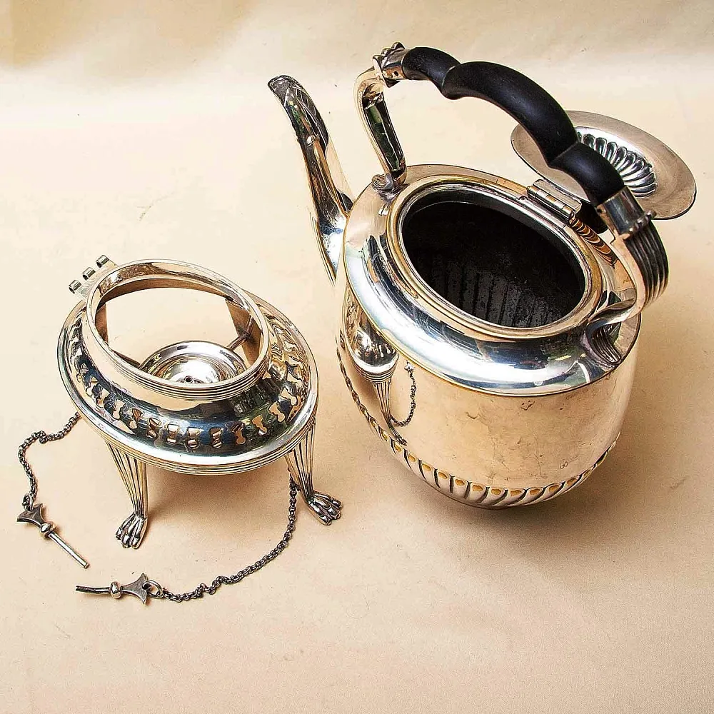 Бульотка - Чайник - Запарник, SHEFFIELD Англия Silverplate, начало ХХ века.