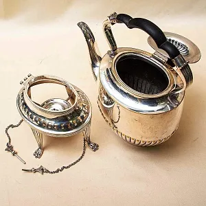 Бульотка - Чайник - Запарник, SHEFFIELD Англия Silverplate, начало ХХ века.