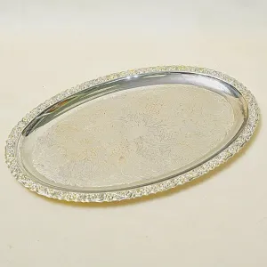 Винтажный Металлический Поднос, Silverplate, SHEFFIELD Англия середина ХХ века.