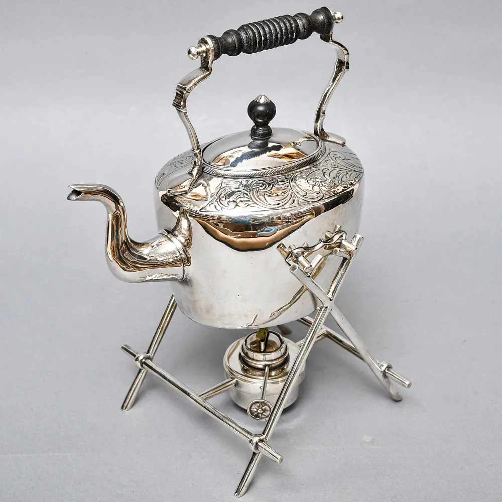 Старинная Бульотка - Чайник, GOLDSMITH & SILVERSMITH Сompany Ltd. Англия начало ХХ века.